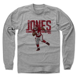 Mens Long Sleeve Heather Gray