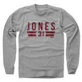 Mens Long Sleeve Heather Gray