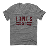 Mens Men's V-Neck Heather Gray