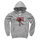 Mens Lace Hoodie Gray