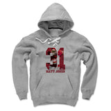 Mens Lace Hoodie Gray